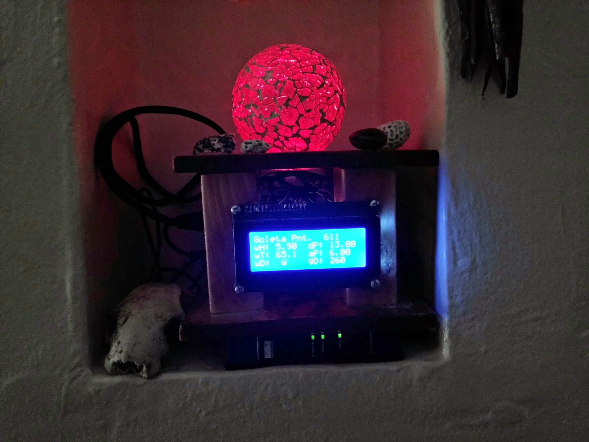 Primera versión del Surf Orb encendida